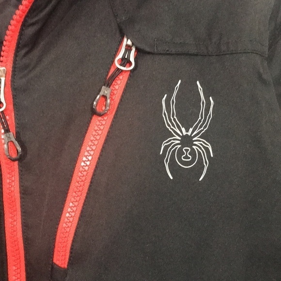 Spyder Racing Thinsulate Black Parka Sky Jacket size S - Picture 2 of 15